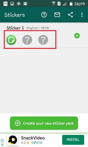 Cara membuat stiker WhatsApp dengan foto sendiri 20 Tap icon "stiker".