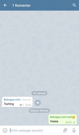 contoh isi dari komentar