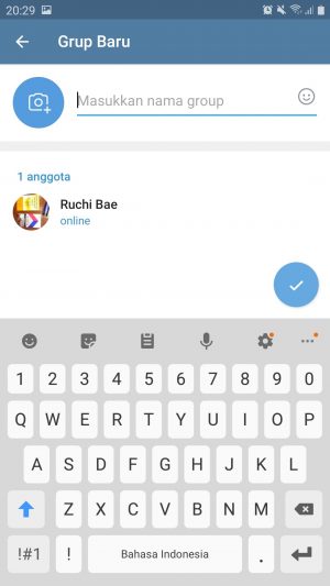 masukan nama group 