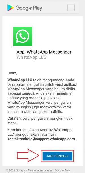 Cara download WhatsApp beta (bahkan jika program beta sudah penuh) 2 tekan tombol jadi penguji