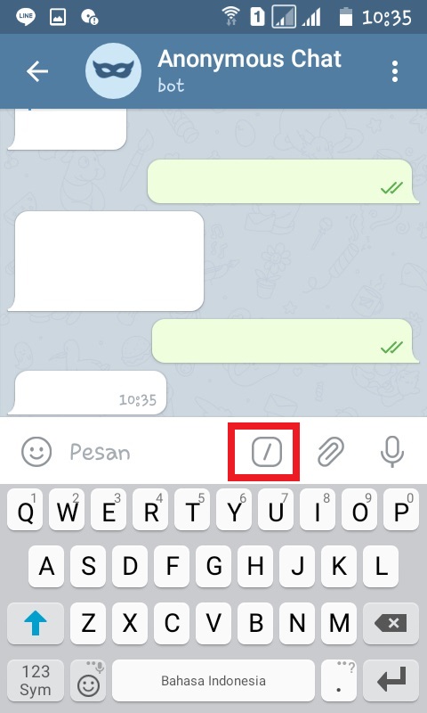 Cara Mencari hingga Memulai chat di Anonymous Chat Telegram 9 Cara Mencari hingga Memulai chat di Anonymous Chat Telegram 8