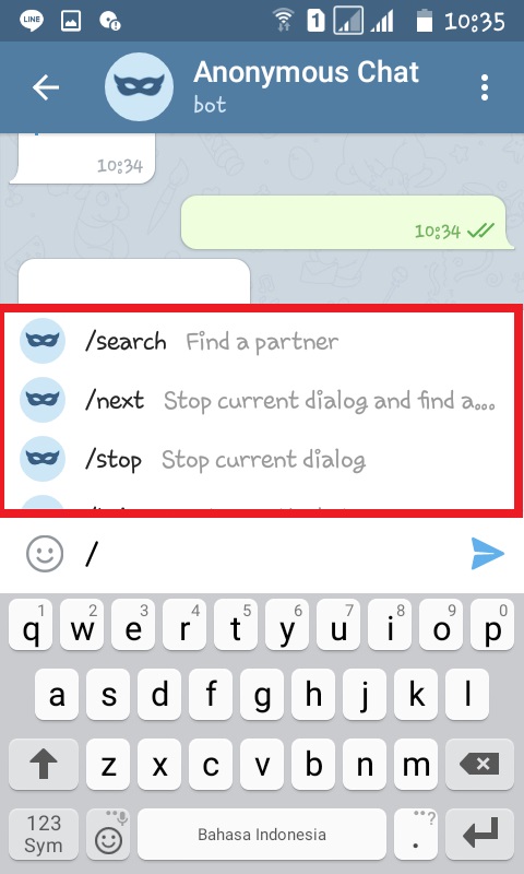Cara Mencari hingga Memulai chat di Anonymous Chat Telegram 11 Cara Mencari hingga Memulai chat di Anonymous Chat Telegram 10