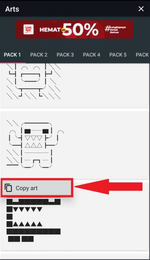 klik copy art 