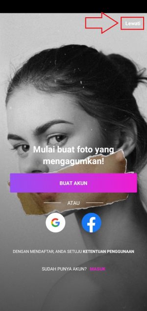 Cara membuat stiker bergerak di WhatsApp 3 tekan tombol lewati