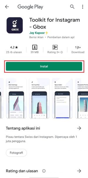 tap install