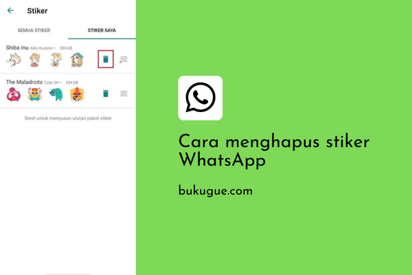 2 Cara Hapus Stiker di WhatsApp (Stiker Buatan sendiri/Favorit)
