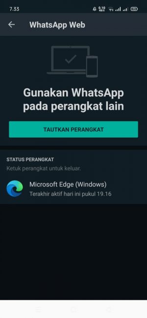 Ciri-ciri WhatsApp disadap dan cara mengatasinya 5 Pilih dan tekan "daftar tautan perangkat"