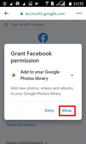 Cara memindahkan foto Facebook ke Google Photo 14