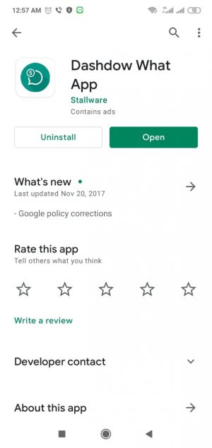 Aplikasi Dashdow for WhatsApp di Play Store