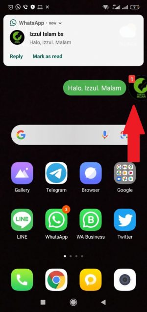 Cara aktifkan balon obrolan WhatsApp seperti di Messenger 12
