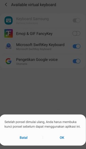 klik OK