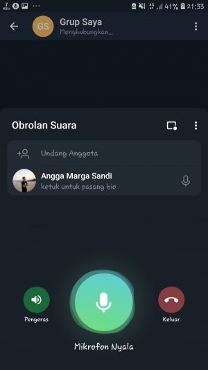 Fitur baru Voice Chat Telegram 