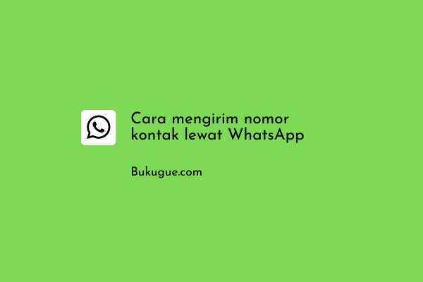 Cara mengirim nomor kontak di WhatsApp