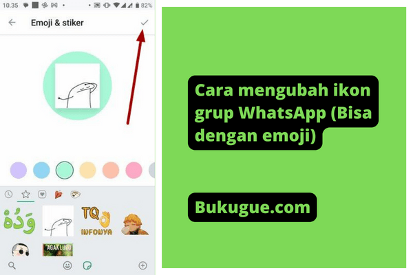 Cara mengubah ikon grup WhatsApp (Bisa dengan emoji di 2023)