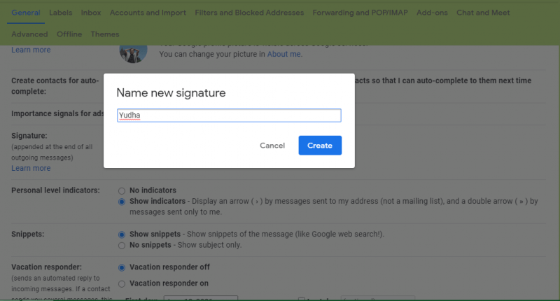 Cara membuat Signature di email Gmail (via laptop dan aplikasi) 13 Cara membuat Signature di email Gmail (via laptop dan aplikasi) 12