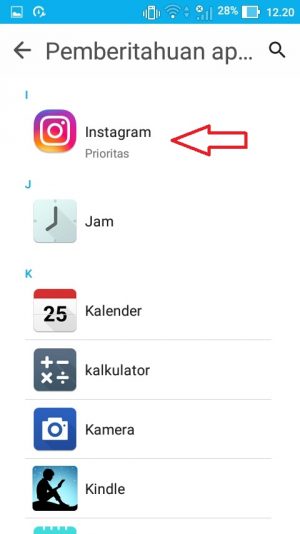 Cara mengaktifkan semua Notifikasi Instagram 14 cari aplikasi instagram
