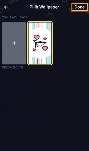 Cara Mengganti Background Layar Utama WhatsApp 13 ketuk done