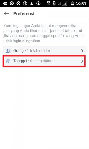 Cara melihat semua kenangan di Facebook (bisa selain hari ini) 73 Tap "Tanggal".
