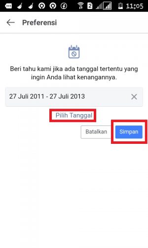 Cara melihat semua kenangan di Facebook (bisa selain hari ini) 79 Tap "Simpan".