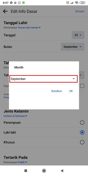 Cara Mengganti Tanggal Lahir di Facebook (Bisa untuk yang limit) 9 Cara Mengganti Tanggal Lahir di Facebook (Bisa untuk yang limit) 8