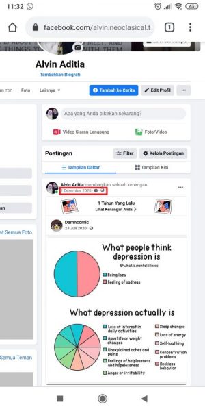 Cara mengubah tanggal postingan di Facebook 18