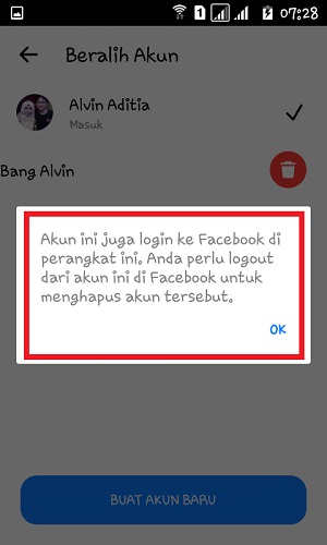 Cara Menghapus Akun Lain Yang Tersimpan di Messenger (dan Messenger Lite) 15 Akun Messenger tidak bisa dihapus.
