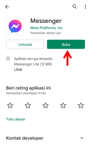 Cara Video Call di Facebook (di HP dan PC/Laptop) 1 Buka Aplikasi Messenger