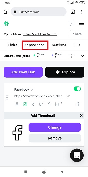 Apa itu Linktree? Bagaimana Mengatur dan Menggunakan Linktree 41 Tap “Appearance”.