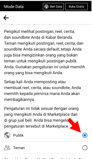 Cara Menambahkan Tombol Ikuti di Facebook 7 Ganti Opsi ke Publik