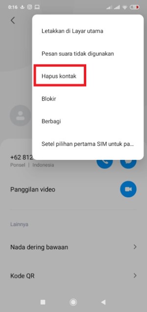 Cara mengganti nama kontak WhatsApp (termasuk yang susah diganti) 11 Menghapus nama teman di kontak HP