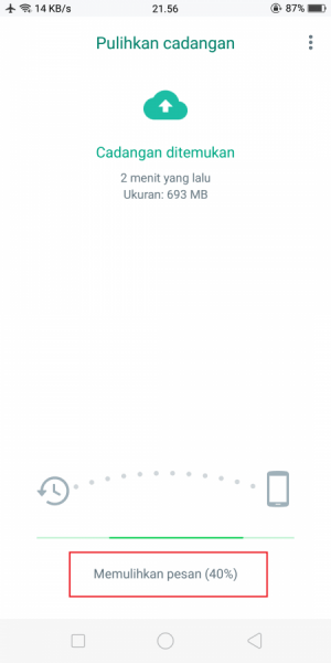 tunggu hingga proses selesai