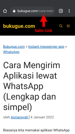 Cara mengetahui IP address WhatsApp orang lain 1 Salin Link Sumber