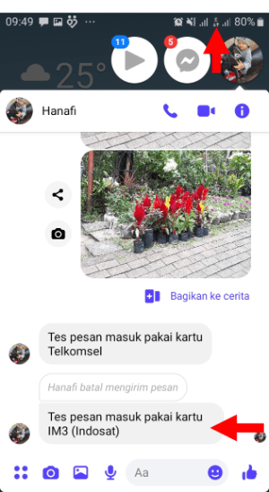 Cara mengaktifkan mode gratis Messenger (disemua operator) 7 Tes Mode Gratis Messenger di Indosat
