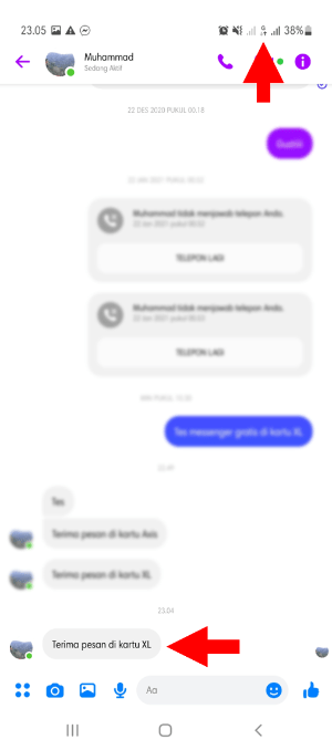 Cara mengaktifkan mode gratis Messenger (disemua operator) 9 Tes Mode Gratis Messenger di XL Axiata