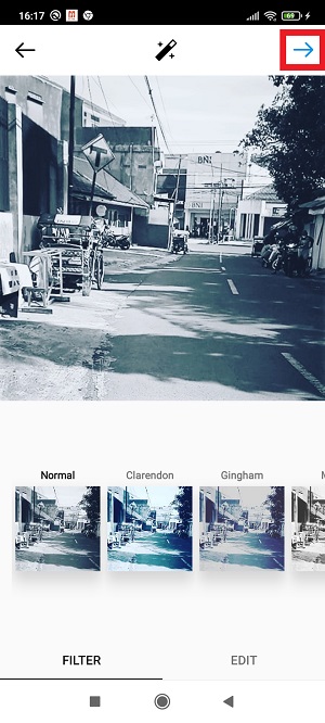 Cara menonaktifkan komentar di postingan Instagram 4 Tap sekali lagi ikon anak panah di kanan atas.