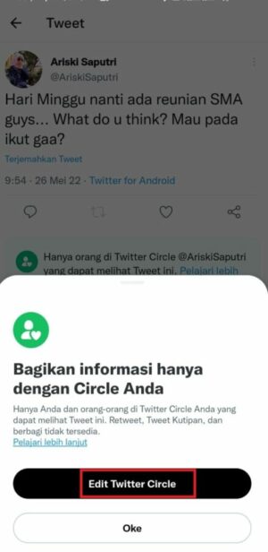 Apa itu Twitter Circle dan cara menggunakannya 31
