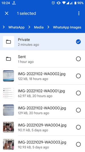 Apa itu Folder Private WhatsApp? 11 Apa itu Folder Private WhatsApp? 10