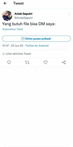 Cara membuat tombol DM di Tweet Twitter 26 Cara membuat tombol DM di Tweet Twitter 25