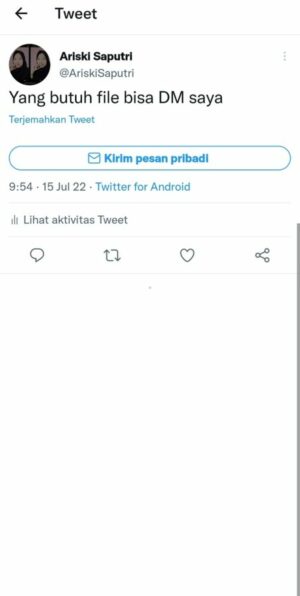 Cara membuat tombol DM di Tweet Twitter 32 Cara membuat tombol DM di Tweet Twitter 31