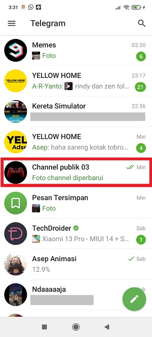 Cara mengalihkan kepemilikan channel Telegram 2 Tap channel yang ingin kamu berikan ke orang lain.