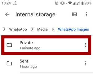 Apa itu Folder Private WhatsApp? 2 Apa itu Folder Private WhatsApp? 1