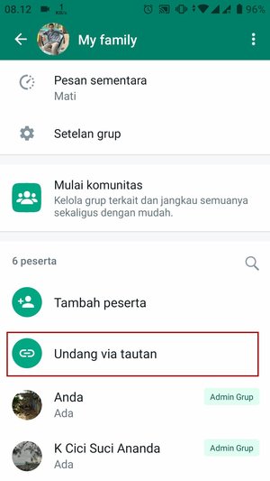 Membuat Link Undangan Grup WhatsApp (Panduan lengkap) 3