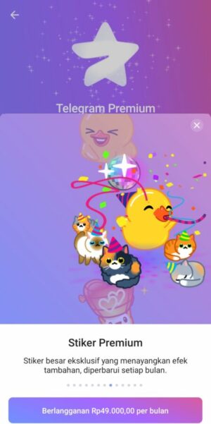 Apa itu Telegram premium dan kelebihannya dibandingkan versi biasa 8 Nikmati stiker premium yang diupdate setiap bulan