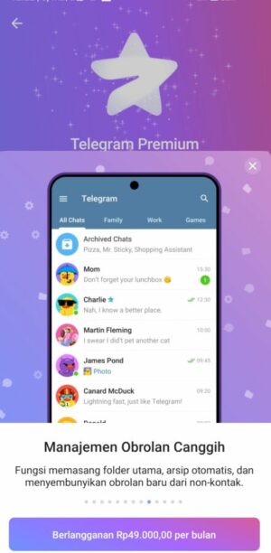 Apa itu Telegram premium dan kelebihannya dibandingkan versi biasa 9 Fitur manajemen obrlolan yang membuat Telegram menjadi rapih