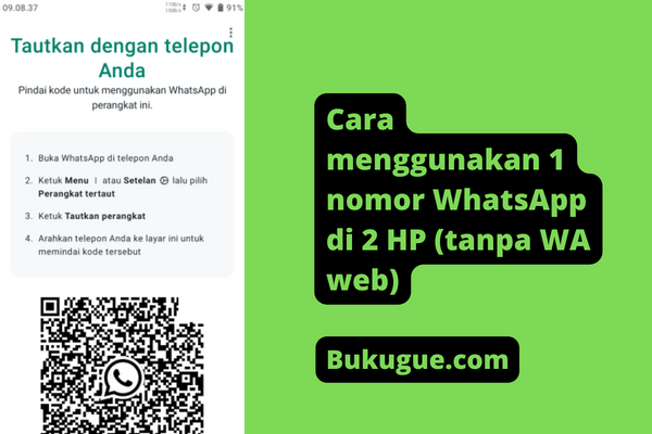 Cara menggunakan 1 nomor WhatsApp di 2 HP (tanpa WA web)