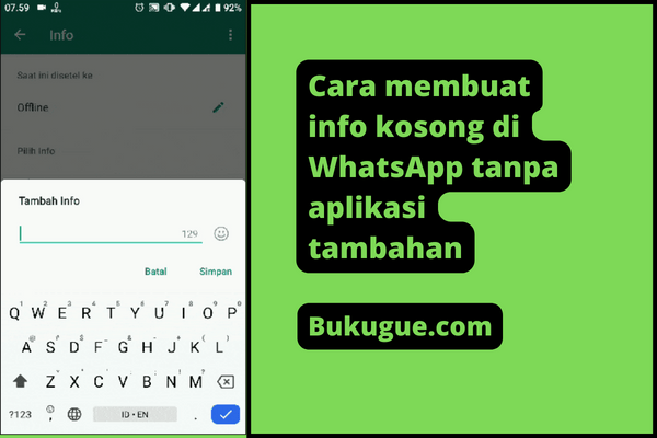 2 Cara Menghilangkan Info di WhatsApp Tanpa Aplikasi (Simpel)