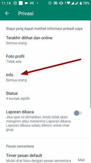 2 Cara Menghilangkan Info di WhatsApp Tanpa Aplikasi (Simpel) 1