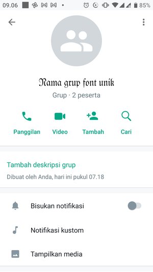 Bagaimana membuat nama grup WhatsApp ๐๐ฒ๐ฏ๐ฎ๐น atau dengan font ๐ฒ๐ซ๐ฆ๐จ lainnya? 10 Bagaimana membuat nama grup WhatsApp ๐๐ฒ๐ฏ๐ฎ๐น atau dengan font ๐ฒ๐ซ๐ฆ๐จ lainnya? 9