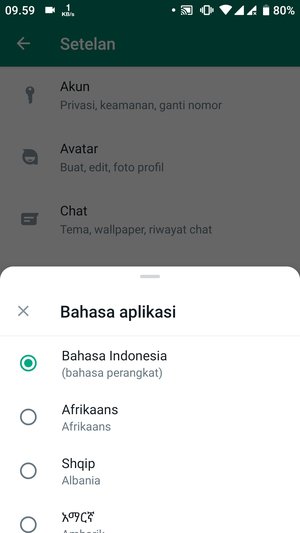 Cara mengubah bahasa di aplikasi WhatsApp (dan di WA Web) 4 Cara mengubah bahasa di aplikasi WhatsApp (dan di WA Web) 3