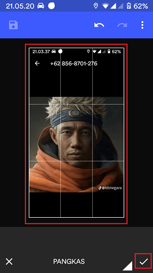 Cara Menyimpan Foto Profil WhatsApp Orang Lain ke Galeri (Ada 2 Cara) 10 Sesuaikan cropping.